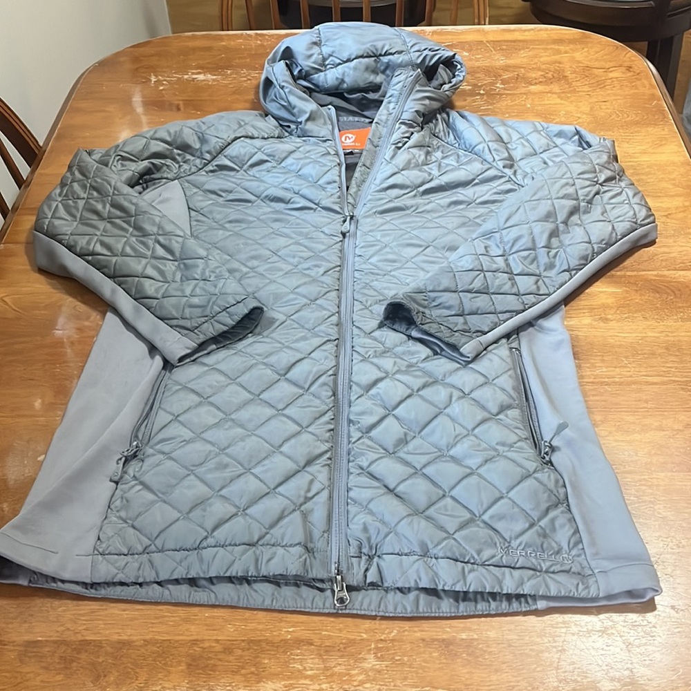 MERRELL Select Regulate + Dry Grey Quilted Jacket